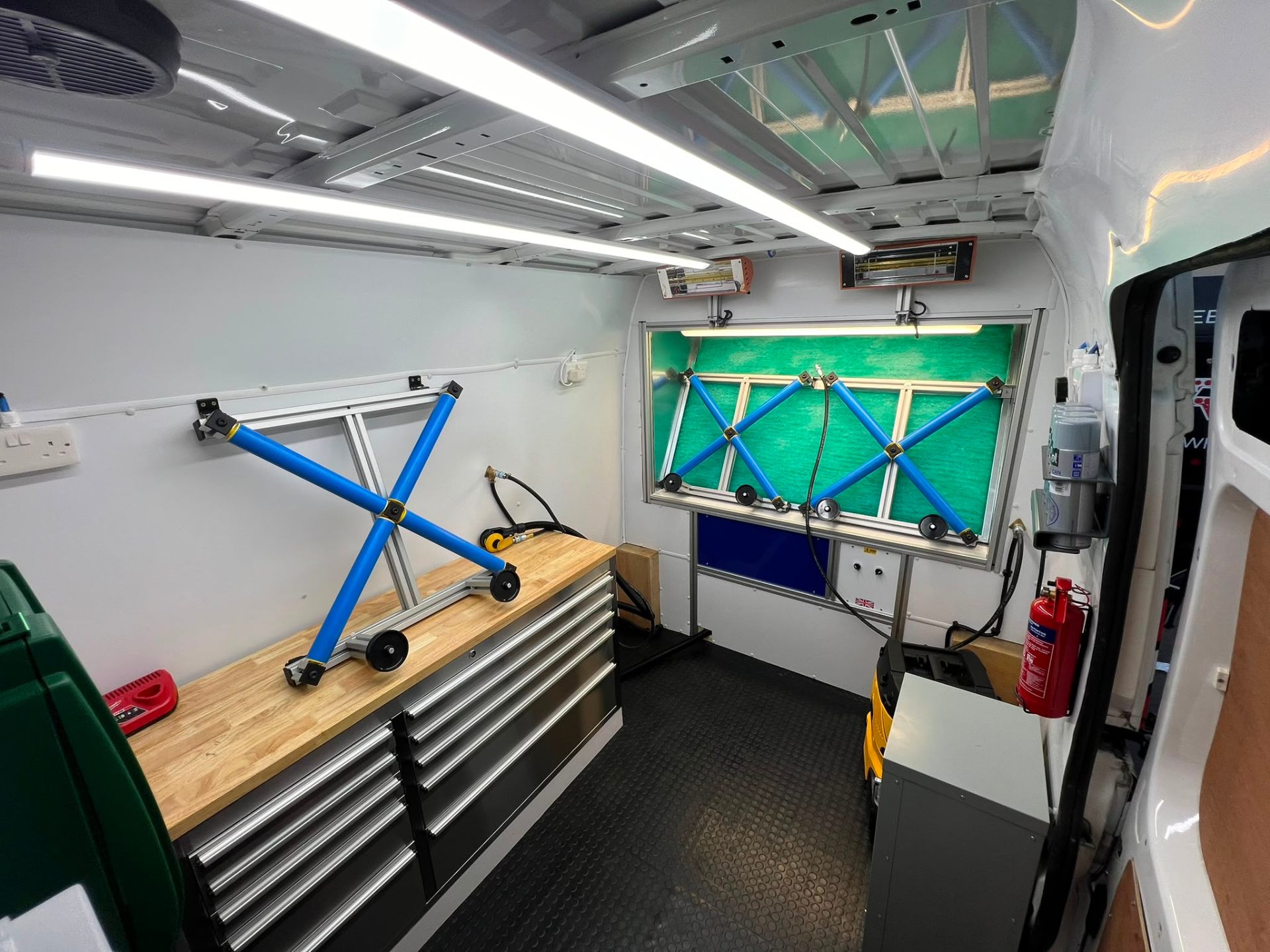 Inside a fully equipped SVR unit