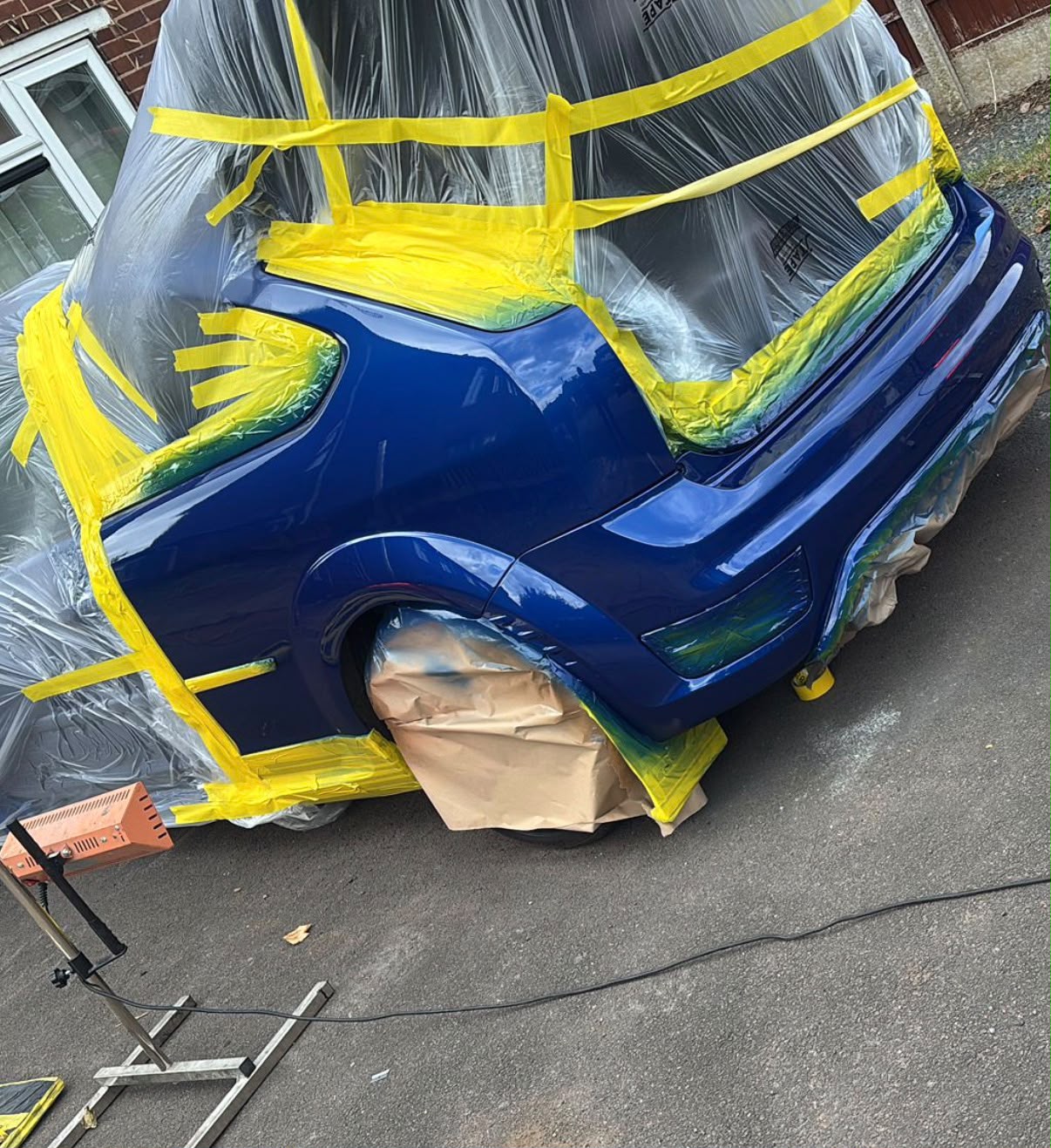 Rear quarter panel respray